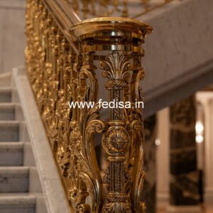 Stylish Railing Design For Duplex House No-37691