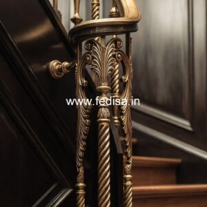 Stylish Ghar Balcony Design With Railings No-37752