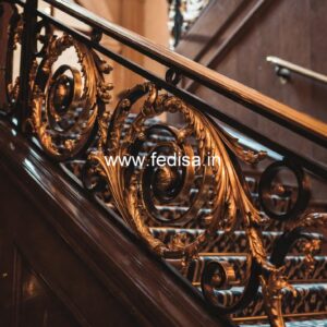 Indian Balcony Design With Modern Railings No-37763