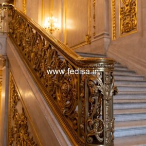 Modern Ghar Exterior Railings No-37953