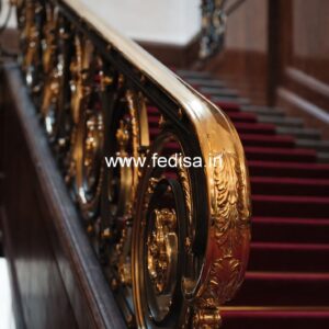 Stylish Staircase Railing Design For Indian Homes No-38029