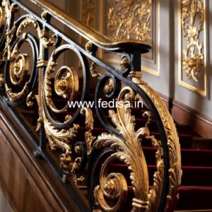 Modern Balcony Railing Ideas With Glass Panels India No-38203