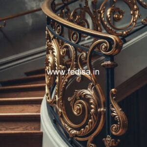Stylish Balcony Design Ideas With Steel Railings No-38332