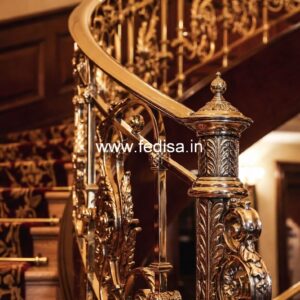 Modern Balcony Railings With Glass Panels No-38333