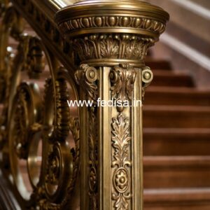 Elegant Exterior Designs With Railings No-38453