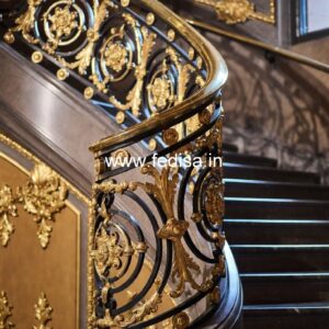Stylish Staircase Designs With Railings No-38484