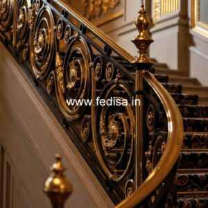 Modern Ghar Exterior Railing Design No-38494