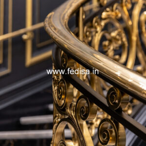 Modern Balcony Railing Design With Glass No-38945