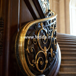 Creative Steel Balcony Railing Designs No-39008