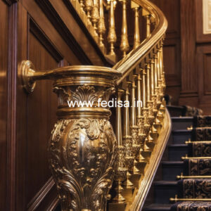 Indian Balcony Design With Modern Railings No-39096