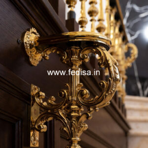 Best Balcony Design India With Steel Railings No-39119