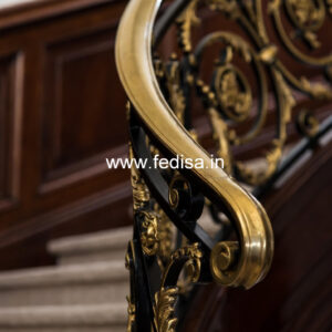 Ghar Exterior Balcony Design With Railings No-39146