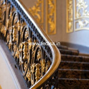 Modern Staircase Railing Designs India No-39380