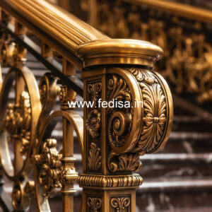Modern Staircase Design With Railings No-39704