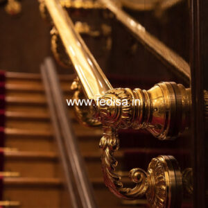 Modern Staircase Design With Railings For Homes No-39879