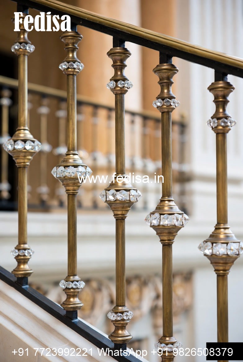 Modern Staircase Railing Designs For Small House Interior No-31848