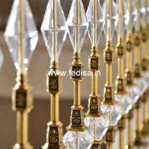Modern Balcony Railing Design With Glass No-32149