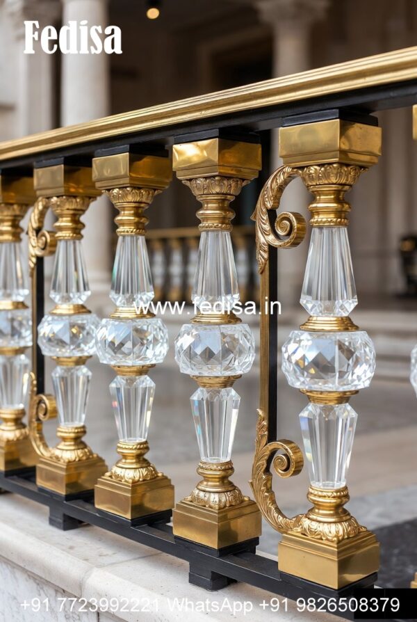 Modern Front Balcony Railing Design Ideas No-32179 - Fedisa