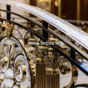 Creative Steel Balcony Railing Designs No-32212