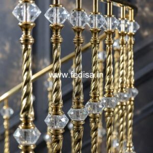 Stylish Staircase Railing Design For Indian Homes No-32566