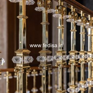 Modern Balcony Design With Stylish Railings India No-32763