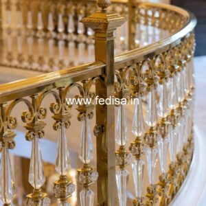 Stylish Balcony Decor With Railings No-33006