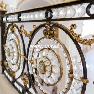 Stylish Exterior Staircase Railing Designs No-33566