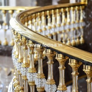 Stylish Exterior Staircase Railing Designs No-34298