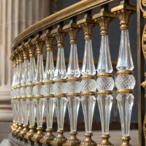 Elegant Exterior Designs With Railings No-35055