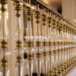 Modern Balcony Design With Stylish Steel Railings No-35121