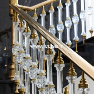 Modern Balcony Ideas With Glass Railings Design No-35133