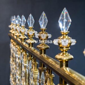 Stylish Exterior Railings For Indian Home Design No-35158