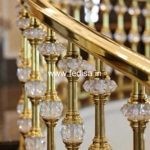 Modern Glass Railing Design No-35371