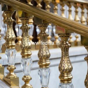 Modern Balcony Railing Ideas With Glass Panels No-35607