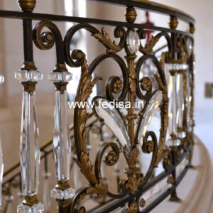 Stylish Exterior Railing Design India No-35715