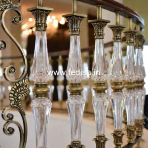Balcony Design India With Modern Steel Railings No-35727