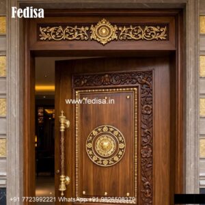 Handcrafted Wooden Door Main Door Design For Home No-022