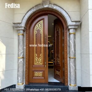 Hardwood Traditional Doors Jali Door Design No-023