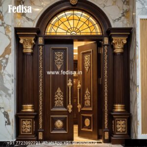 Colonial Style Door New Main Double Door Design 2026 No-026