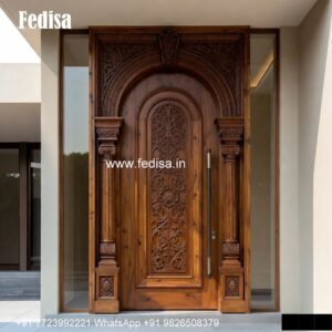 Classic Wooden Main Door Design For Home Door Grill Design 2026 Latest No-078