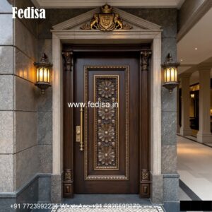 Carved Door Patterns Wooden Main Double Door Designs Indian Style No-083