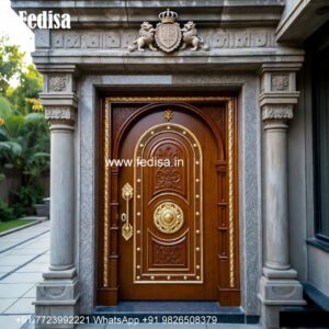 Vintage Wooden Door Jali Gate Design No-092