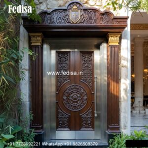 Elegant Door Design Mandir Door Design No-094