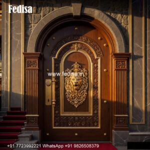 Antique Door Style House Front Door Design No-095