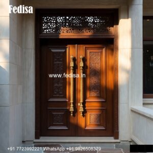 Hardwood Traditional Doors Hall Door Design No-146