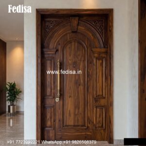 European Classic Door Wooden Safety Door Design No-147