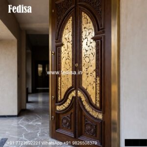 Italian Style Wooden Doors Mesh Door Design No-153