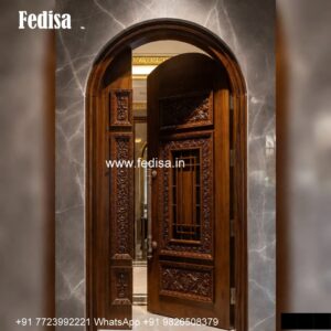Handcrafted Wooden Door Teak Wood Door Price No-227