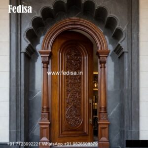 Antique Door Style Flush Door Sunmica Design No-259