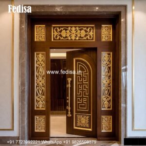 Hardwood Traditional Doors Simple Door Design Wood No-269